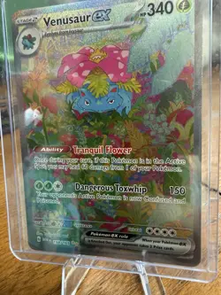 Pokemon Venusaur EX Scarlet & Violet 151 198/165 Rare HP340 Stage 2 Holo - Image 2