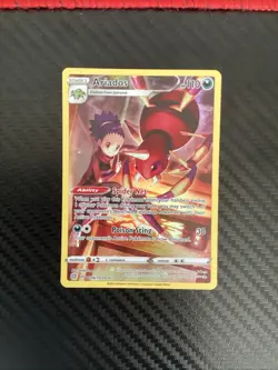 Pokemon TCG Ariados Brilliant Stars TG09/TG30 Holo Secret Rare NM - Image 1