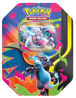 Pokemon TCG Mega Charizard Tin Mega Charizard X ex New Sealed - Image 1