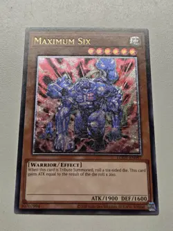 Maximum Six LODT-EN097 Ultimate Rare Yugioh Unlimited Edition Mint UTR - Image 1