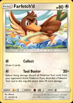 Farfetch'd 127/181 Uncommon Team Up Pokemon NM - Image 1
