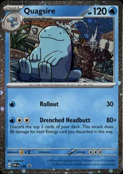Quagsire 156 Holo Promo Scarlet & Violet Promo Holo NM - Image 1