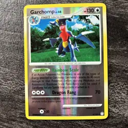 Pokemon TCG Garchomp Mysterious Treasures 9 Reverse Holo Holo Rare LP - Image 1