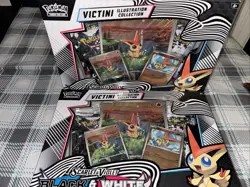 Lot of 2 - Pokemon Unova Victini Illustration Collection Box S&V Sealed - Image 1