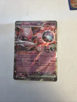 Pokemon Team Rocket's Mewtwo ex 081/182 Destined Rivals Double Rare Holo 280 HP - Image 1