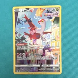 Pokemon Latias GG20 Crown Zenith Galarian Gallery Holo Ultra Rare 120 HP Dragon - Image 1