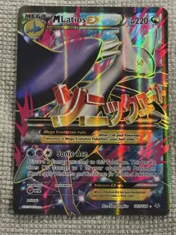 Pokemon XY Roaring Skies Latios EX Full Art Ultra Rare Card 102/108 - Image 1