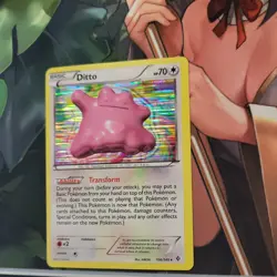 Pokemon TCG Ditto Holo Rare Card 108/149 Boundaries Crossed - Image 1