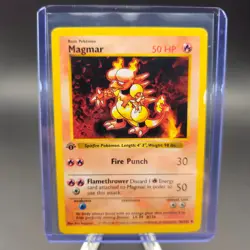 Magmar 1st Edition Shadowless Pokemon Base Set 36/102 MP - Image 4