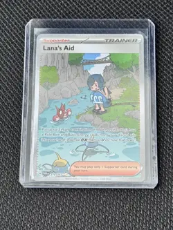 Pokemon TCG Lana's Aid 219/167 Twilight Masquerade Special Illustration Rare NM - Image 3