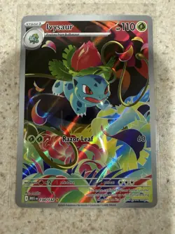 Pokemon TCG Ivysaur Illustration Rare Mega Evolution 134/132 Near Mint - Image 1