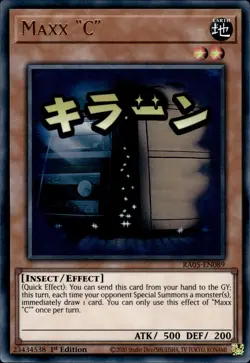 Maxx "C" - Variant Ultra Rare 1st Edition RA05-EN089 - NM - YuGiOh - Image 1