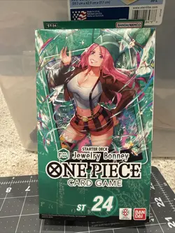 Bandai One Piece TCG: Green Jewelry Bonney Starter Deck Box English Version - Image 1