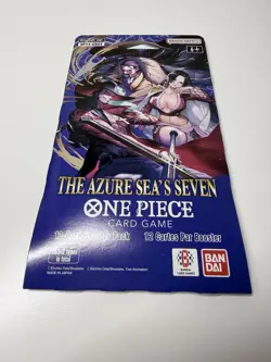 One Piece TCG: The Azure Sea's Seven Sleeved Booster Pack OP-14 English - Image 1