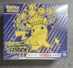 Pokemon TCG Scarlet & Violet Surging Sparks Elite Trainer Box ETB Sealed - Image 1