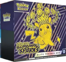 Pokemon TCG Scarlet & Violet SURGING SPARKS Elite Trainer Box FACTORY SEALED ETB - Image 1