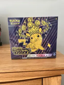 Pokemon TCG Scarlet & Violet Surging Sparks ETB Elite Trainer Box Sealed - Image 1