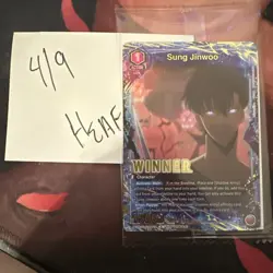 Union Arena Solo Leveling Sung Jinwoo Winner Pack UEPR/SLG-1-019 SEALED - Image 1