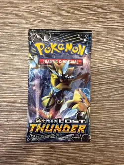 Pokemon Sun & Moon Lost Thunder Booster Pack , 10 Cards - Image 1