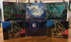 Pokemon Center TCG ETB Sealed Lot - Scarlet and Violet, Pokemon Go, Crown Zenith - Image 1