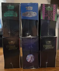 Pokemon Center TCG ETB Sealed Lot - Scarlet and Violet, Pokemon Go, Crown Zenith - Image 3