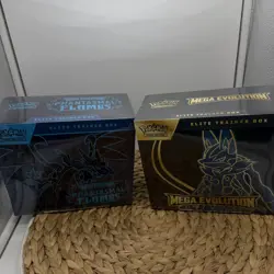 Lot of 2 Pokemon TCG: Mega Evolutions (Lucario) + Phantasmal Flames ETB - Image 4