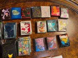 Pokemon TCG Mixed ETB / Collection Box Deck Sleeves (65ct) Sealed - Lot of 52 - Image 3