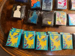 Pokemon TCG Mixed ETB / Collection Box Deck Sleeves (65ct) Sealed - Lot of 52 - Image 5