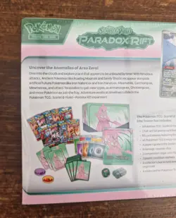 Pokemon TCG Paradox Rift Elite Trainer Box ETB Iron Valiant ETB Sealed - Image 5