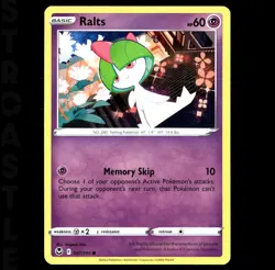 Ralts 067/195 Swsh12: Sword & Shield - Silver Tempest - Common Pokémon Card TCG - Image 1
