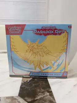 Pokemon Scarlet and Violet: Paradox Rift Roaring Moon ETB FACTORY SEALED - Image 1