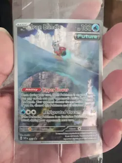 Pokemon Card Iron Bundle 066 SVP EN Pokemon Paradox Rift ETB Promo Rare sealed - Image 1