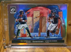 2024 Panini Donruss Optic - Downtown Duos C.J. Stroud, Stefon Diggs #5 - Image 1