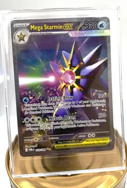 Mega Starmie ex 118/088 Perfect Order Pokemon English IN HAND Foil SIR Card - Image 3