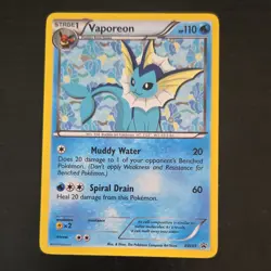 Pokemon Vaporeon BW89 Black & White Promo Holo Card 2013 English TCG - Image 1
