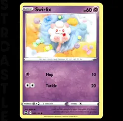Swirlix 083/195 Silver Tempest - Common Pokémon Card TCG - Image 1