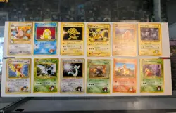 Vintage Japanese Pokemon Lot 12 Cards HP - Image 1