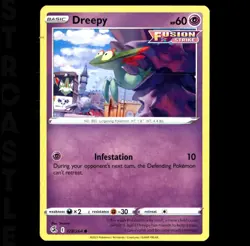 Dreepy #128/264 SWSH08: Fusion Strike - Common - Pokémon Card TCG - Image 1