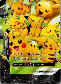 Pikachu V-Union Holo Promo SWSH: Sword & Shield Promo Cards SWSH141 NM - Image 1
