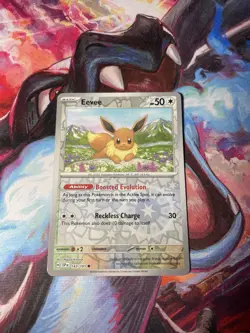 Eevee 143/191 Sv08: Surging Sparks Reverse Holo NM Pokemon Card 2024 - Image 1