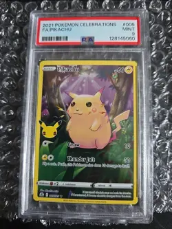 Pokemon Pikachu 25th Celebrations Full Art Card 005/025 - Image 1