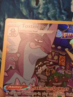 Toxtricity GG09/GG70 SWSH Crown Zenith Illustration Rare Pokemon Card LP - Image 3