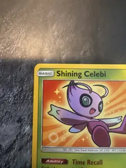 Pokemon Shining Celebi SM79 SM Promo Holo Basic Card English 2017 - Image 4