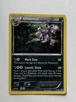 Pokemon Umbreon TCG XY96 XY Holo Black Star Promo Card - Image 3