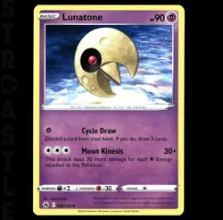 Lunatone 062/159 Crown Zenith  - Common - Pokémon Card TCG - Image 1