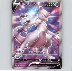 Mewtwo V SWSH229 Black Star Promo - Full Art Holo - Image 1