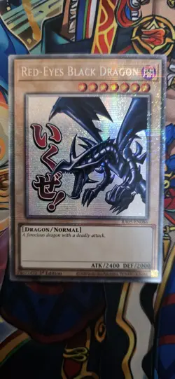 RA05-EN086 Red-Eyes Black Dragon Variant Art Starlight Rare 1st Ed YuGiOh - Image 1
