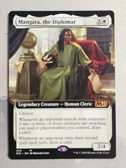 Mangara, the Diplomat Extended Art Core Set 2021 Regular Nm - Image 1