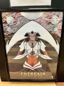 MTG Phyrexia All Will Be One Poster WPN - FRAME NOT INCLUDED - Image 1