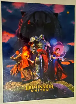 Dominaria United Promo Magic MTG Set Poster unused Free Ship - Image 1